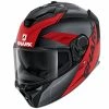 Outlet 🌟 Shark Spartan GT Elgen Full Face Helmet Black/Anthracite/Red 🎁