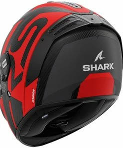 Alternative view of Top 10 🎉 Shark Spartan RS Carbon Shawn Full Face Helmet Matt Carbon/Red 🌟