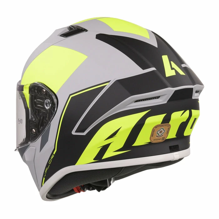 Top 10 👏 Airoh Valor Wings Full Face Helmet Fluo / Grey 🔔 5 Top 10 👏 Airoh Valor Wings Full Face Helmet Fluo / Grey 🔔 - Image 5