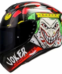 Best reviews of 🎁 MT Targo Joker Full Face ACU Gold Standard Approved Motorcycle Helmet Black Red 🌟