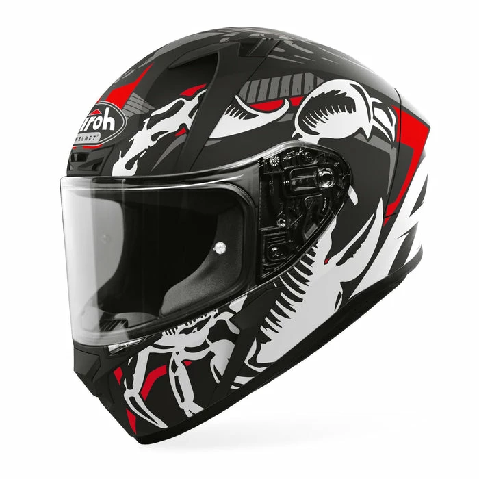Best Sale ๐ Airoh Valor Claw Full Face Helmet Black / White / Red ๐