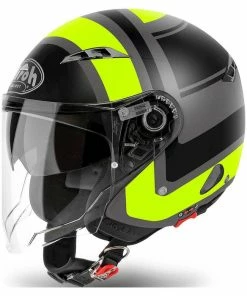 Deals ⭐ Airoh Helmet City One Jet Wrap Open Face Helmet Yellow 🎉