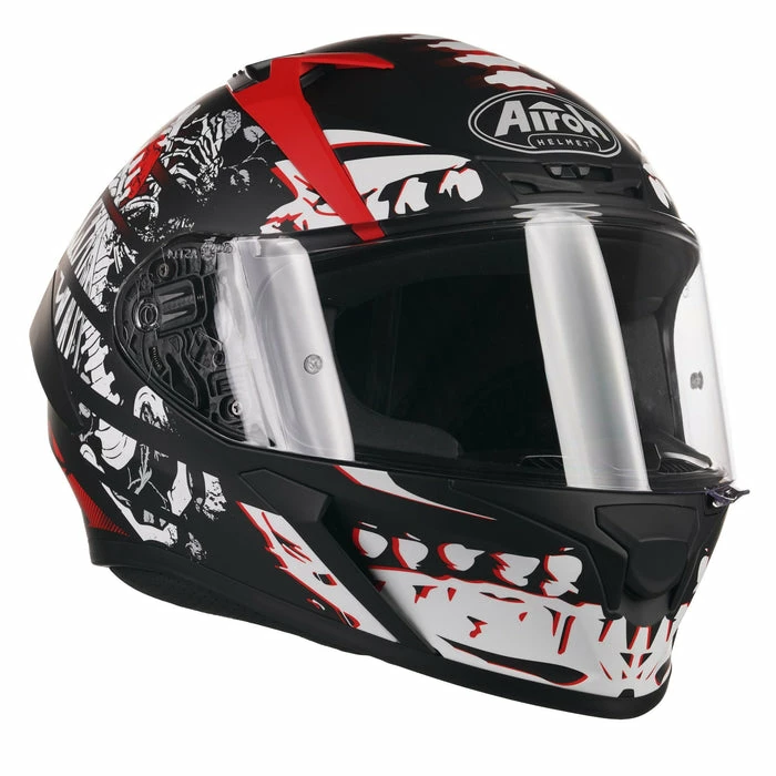 Budget ๐ Airoh Valor Ribs Full Face Helmet Black / White / Red ๐ - Image 4