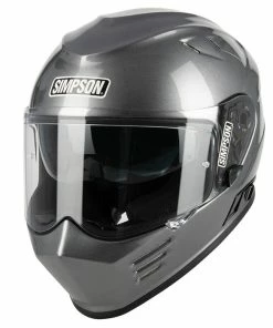 New 🔔 Simpson Venom Full Face Helmet Gunmetal Grey 🔔