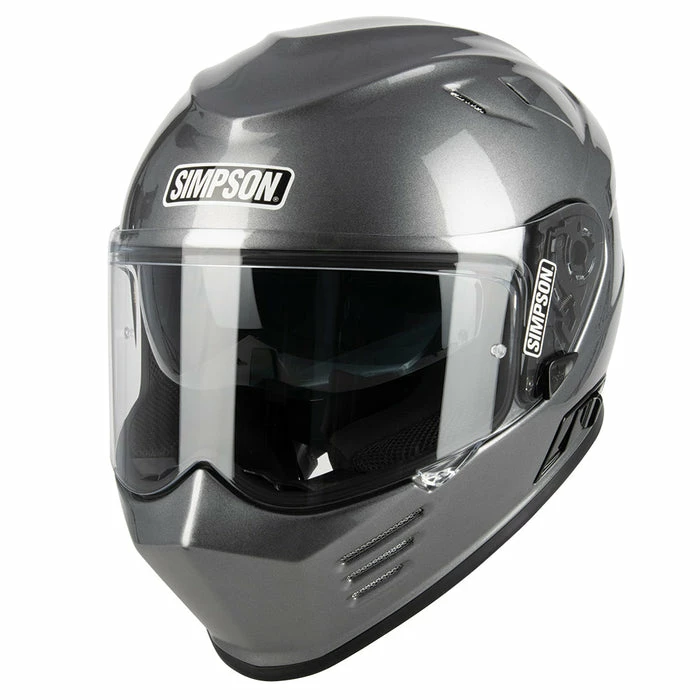 New ๐ Simpson Venom Full Face Helmet Gunmetal Grey ๐