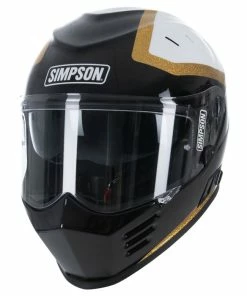 Promo 😀 Simpson Venom Tanto Full Face Helmet White 🎁
