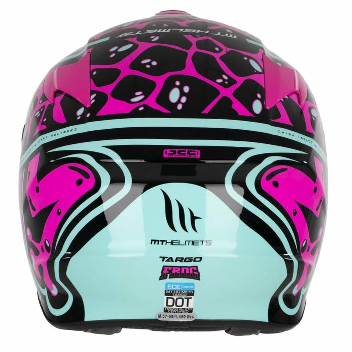New ๐ฅฐ MT Targo Frog B28 Full Face Helmet Gloss Pink ๐ - Image 3