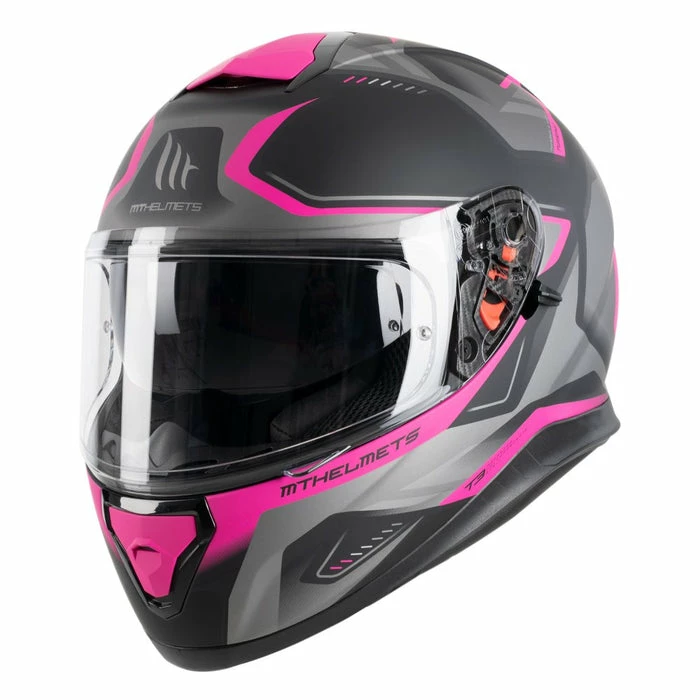 Best deal โค๏ธ MT Thunder 3 Turbine Full Face Helmet Matt Pink โจ