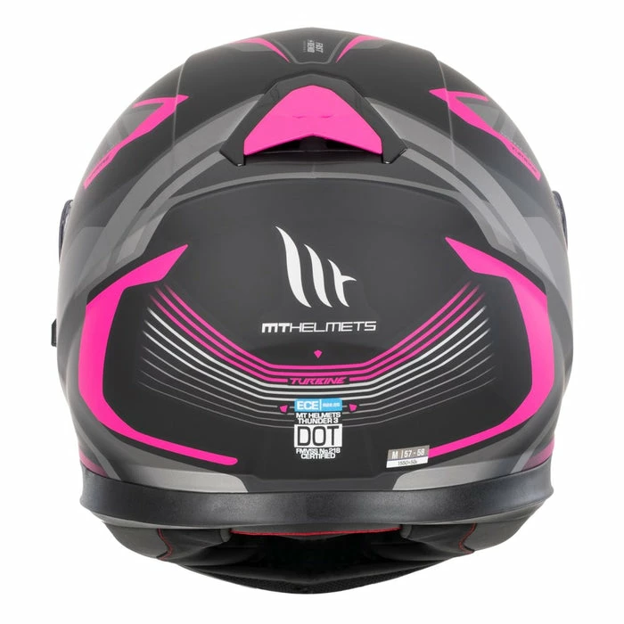 Best deal โค๏ธ MT Thunder 3 Turbine Full Face Helmet Matt Pink โจ - Image 4