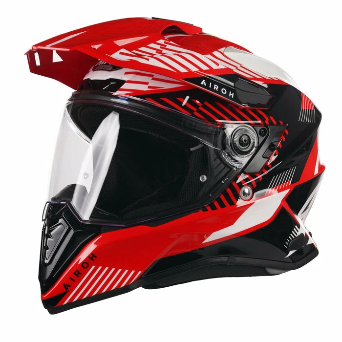 Budget 🛒 Airoh Commander Boost Full Face Adventure Helmet Red 👏