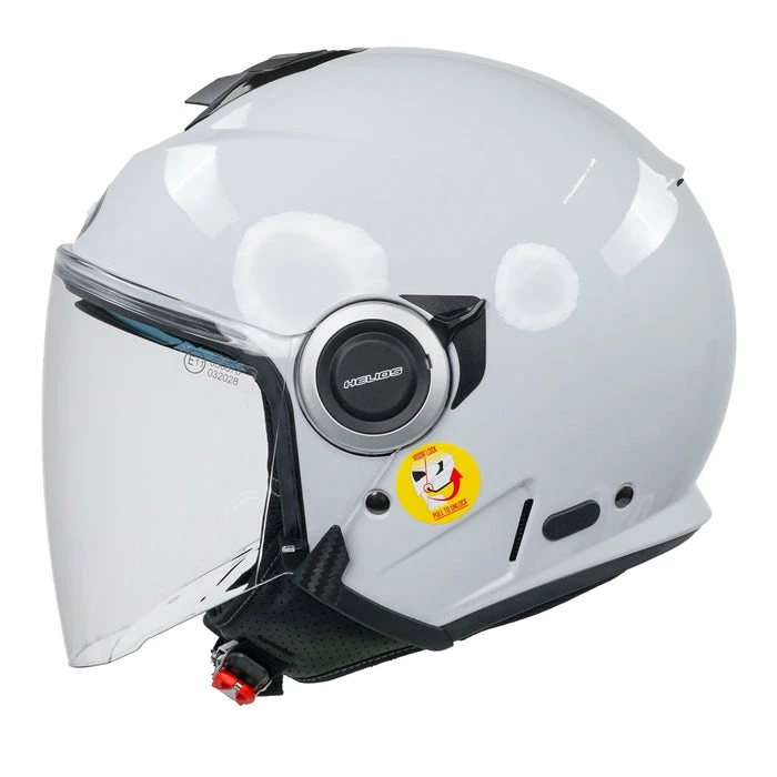 New ๐ฅฐ Airoh Helios Jet Open Face Helmet Concrete Grey ๐ - Image 5