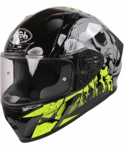Cheap ๐ Airoh Valor Akuna Full Face Helmet Black / Fluo โญ