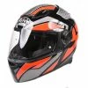 Budget 🤩 Airoh Movement S Steel Full Face Helmet Black / Grey / Orange ⭐