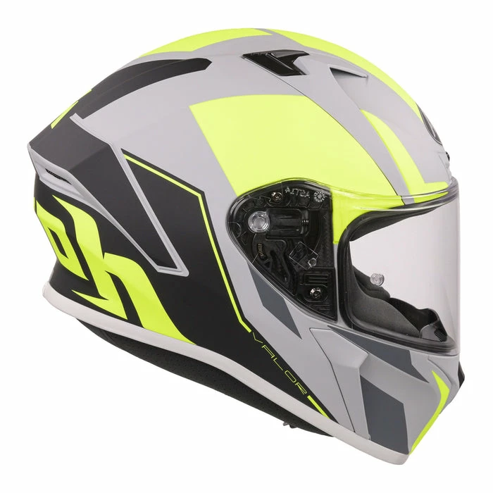 Top 10 👏 Airoh Valor Wings Full Face Helmet Fluo / Grey 🔔 3 Top 10 👏 Airoh Valor Wings Full Face Helmet Fluo / Grey 🔔 - Image 3