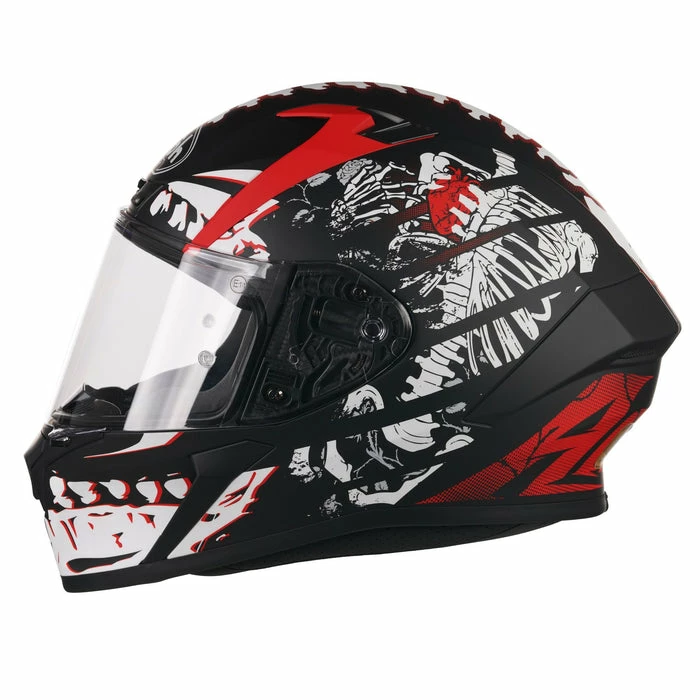 Budget ๐ Airoh Valor Ribs Full Face Helmet Black / White / Red ๐ - Image 2