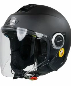 Outlet 🛒 Airoh Helios Jet Open Face Helmet Matt Black 🎉