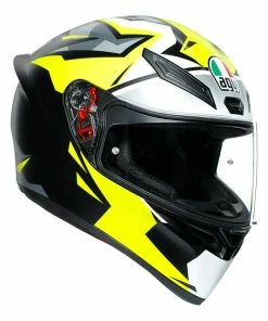 Flash Sale ๐งจ AGV K1 Mir 2018 Full Face Helmet Black / Silver / Yellow ๐