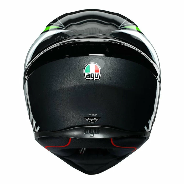 Top 10 ๐ฅ AGV K1 Power Full Face Helmet Grey / White / Green โค๏ธ - Image 4