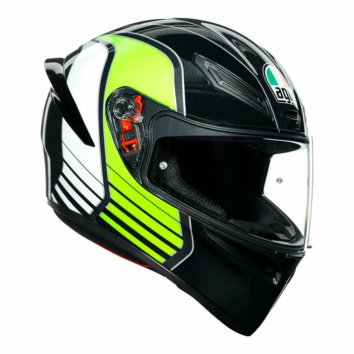 Top 10 ๐ฅ AGV K1 Power Full Face Helmet Grey / White / Green โค๏ธ