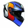 Flash Sale ⌛ AGV K1 Power Full Face Helmet Matt Blue / Orange / White 🧨