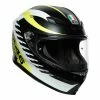 Hot Sale 🛒 AGV K6 VR46 Full Face Helmet Black/White/Yellow 🔔