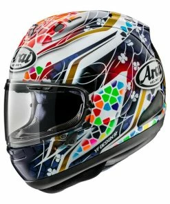 Buy 💯 Arai RX-7V Nakagami GP2 Full Face Helmet Blue/Red 👍