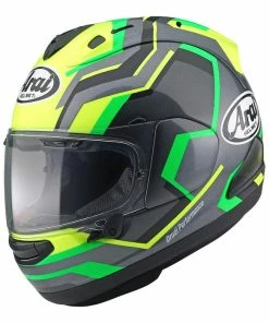 Budget ๐ Arai RX-7V RSW Full Face Helmet Yellow Fluo โค๏ธ