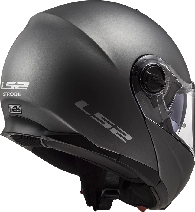 Deals ๐ LS2 Strobe Flip Up Helmet Matt Titanium ๐ 2 Deals ๐ LS2 Strobe Flip Up Helmet Matt Titanium ๐ - Image 2