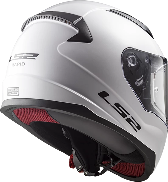 Deals 🔥 LS2 Rapid Full Face Kids Helmet White 💯 - Image 2