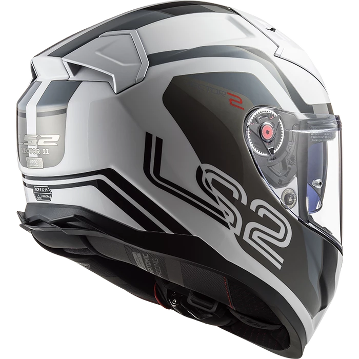 Best Sale ✨ LS2 Vector II Metric Full Face Helmet White/Titanium 🎁 - Image 2