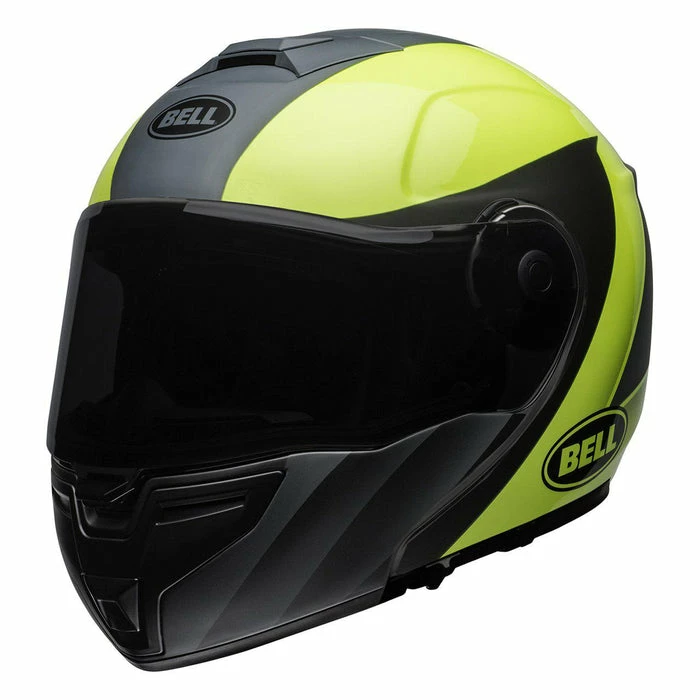 Best Sale 🎉 Bell SRT Modular Presence Flip-Up Helmet Matt Grey/High-Viz 🔔 - Image 6