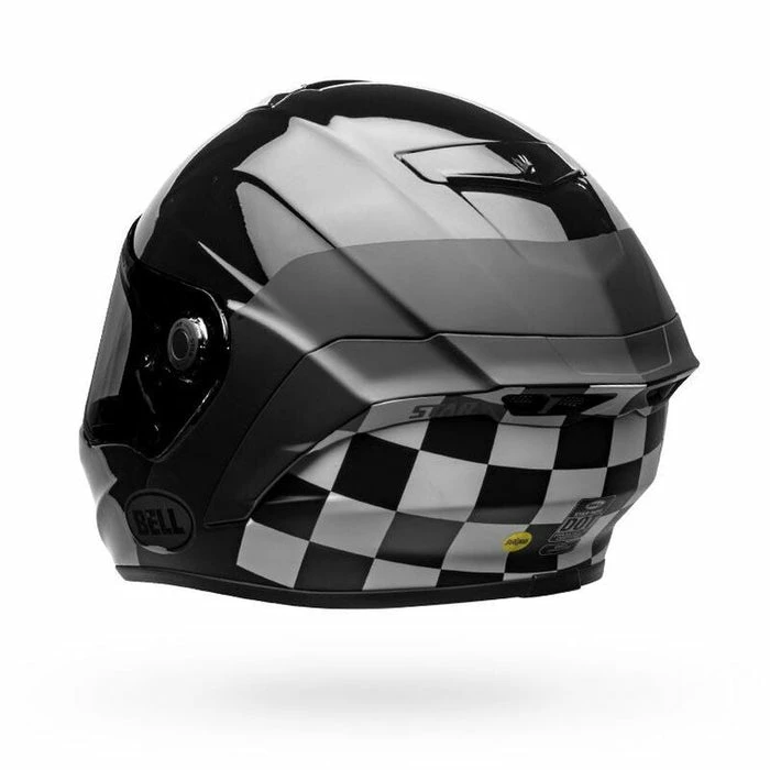Cheap โญ Bell Star DLX MIPS Lux Checkers Full Face Helmet Matt Black/White โจ - Image 2