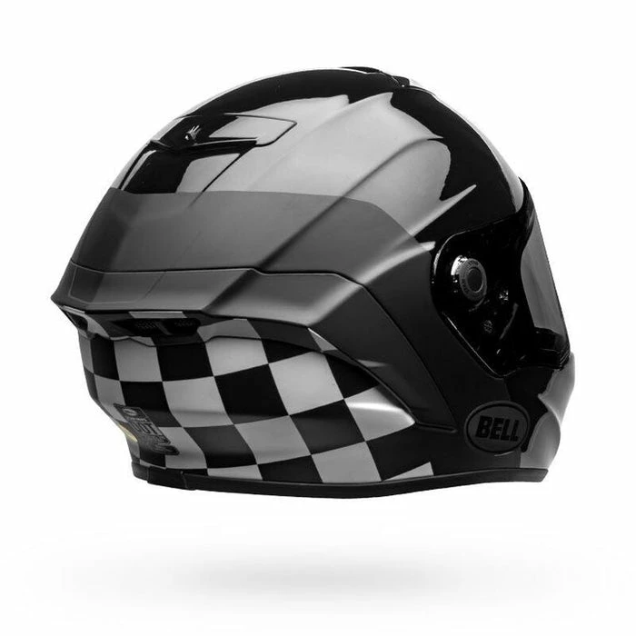 Cheap โญ Bell Star DLX MIPS Lux Checkers Full Face Helmet Matt Black/White โจ - Image 3