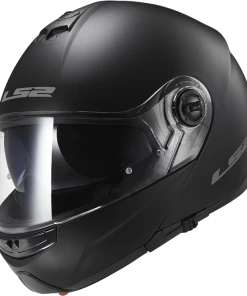 New 🧨 LS2 Strobe Flip Up Helmet Matt Black ⭐
