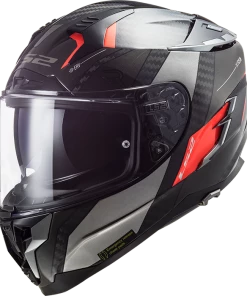 Best deal ๐ LS2 Challenger Alloy Full Face Helmet Carbon/Orange ๐ฅ