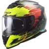 Cheap 🎁 LS2 Storm Drop Full Face Helmet Black/Yellow/Red 🔔