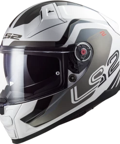 Best Sale ✨ LS2 Vector II Metric Full Face Helmet White/Titanium 🎁