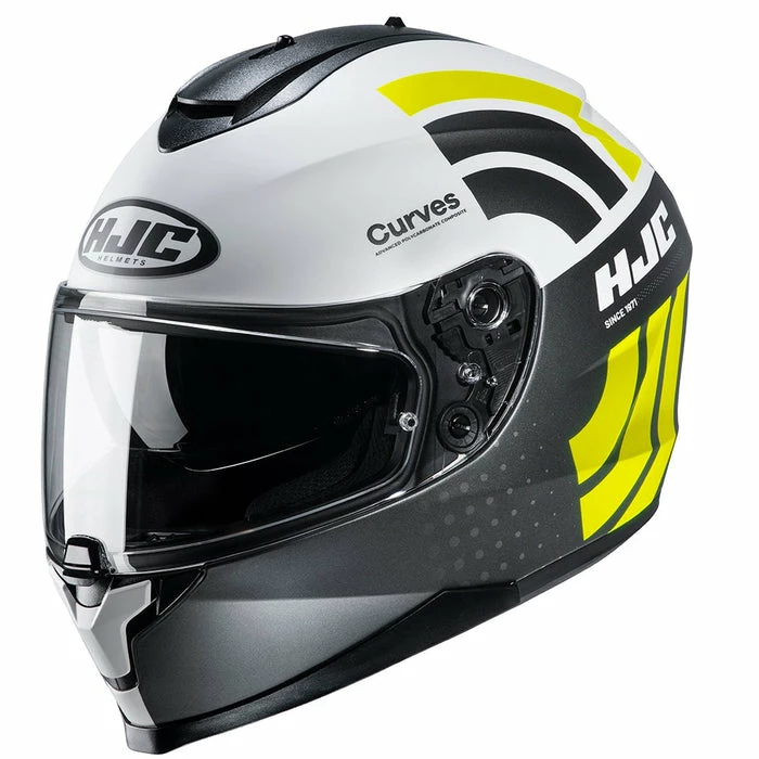Best reviews of ๐ HJC C70 Curves MC4HSF Yellow Full Face Helmet โ๏ธ