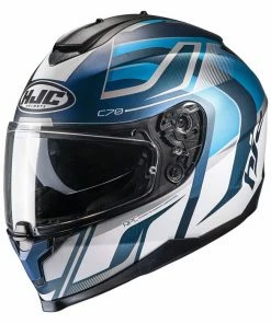 Hot Sale 💯 HJC C70 Lantic Full Face Helmet Blue 💯