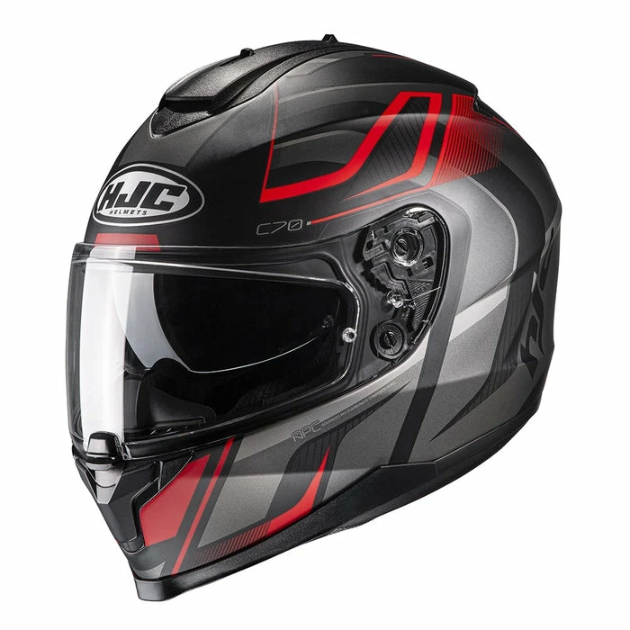 Best deal ๐ HJC C70 Lantic Full Face Helmet Red ๐