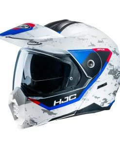 Flash Sale 🔔 HJC C80 Bult Adventure Helmet White/Red/Blue ⭐