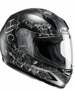 Best Sale ⌛ HJC CL-Y 👩 Women's And Childs Helmet Vela Black/White 🎉
