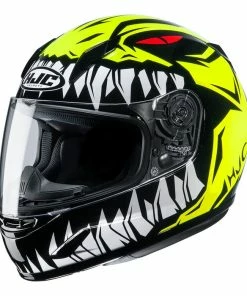 Coupon 💯 HJC CL-Y Zuky MC4H Yellow Kids Full Face Helmet 😉
