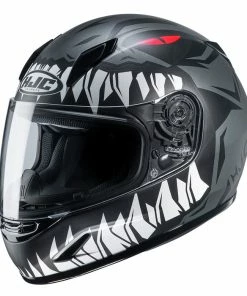 Promo 🔥 HJC CL-Y Zuky MC5SF Black Kids Full Face Helmet 🥰
