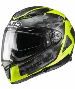 Best deal 🛒 HJC F70 Katra Full Face Helmet Yellow Camo 👍