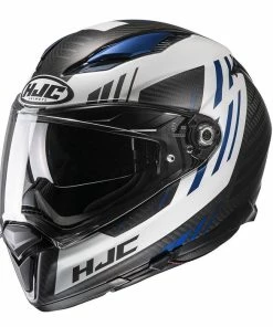 Cheapest 🔔 HJC F70 Kesta Carbon Full Face Helmet Blue 😀