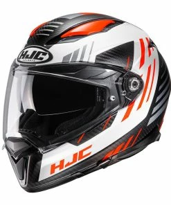 Brand new 🧨 HJC F70 Kesta Carbon Full Face Helmet Orange 👏
