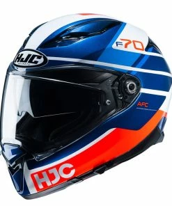Wholesale 🤩 HJC F70 Tino Full Face Helmet Blue/Red/White ⌛