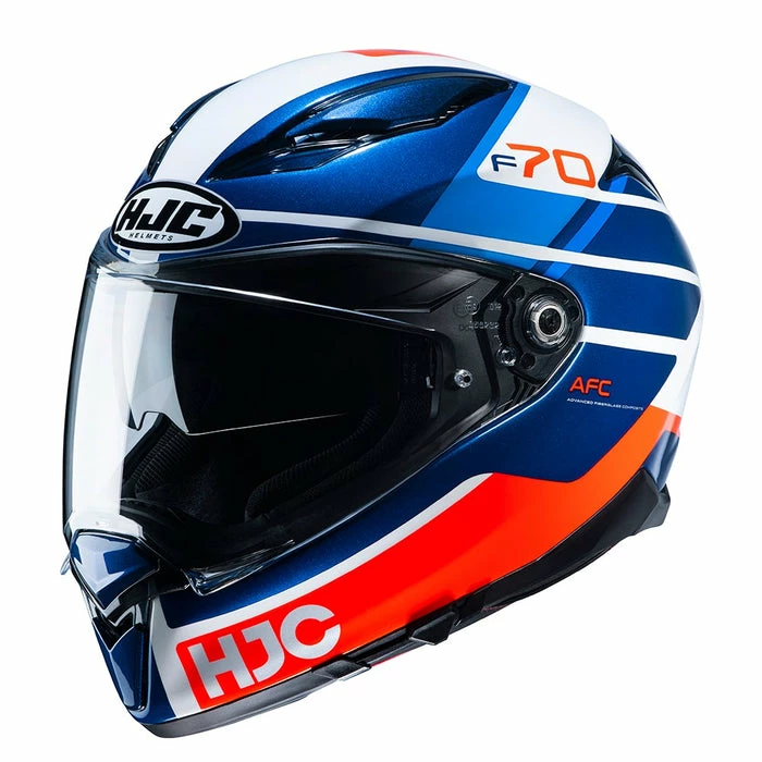 Wholesale ๐คฉ HJC F70 Tino Full Face Helmet Blue/Red/White โ