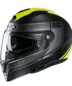 Flash Sale 🎉 HJC I90 Flip Up Helmet Davan Yellow 🧨